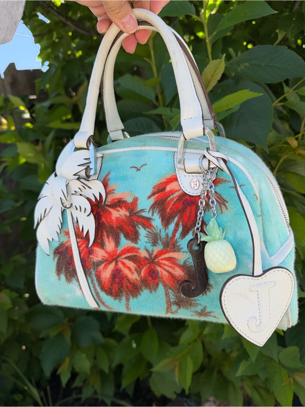 Juicy Couture Rare Vintage Palm tree Bowler